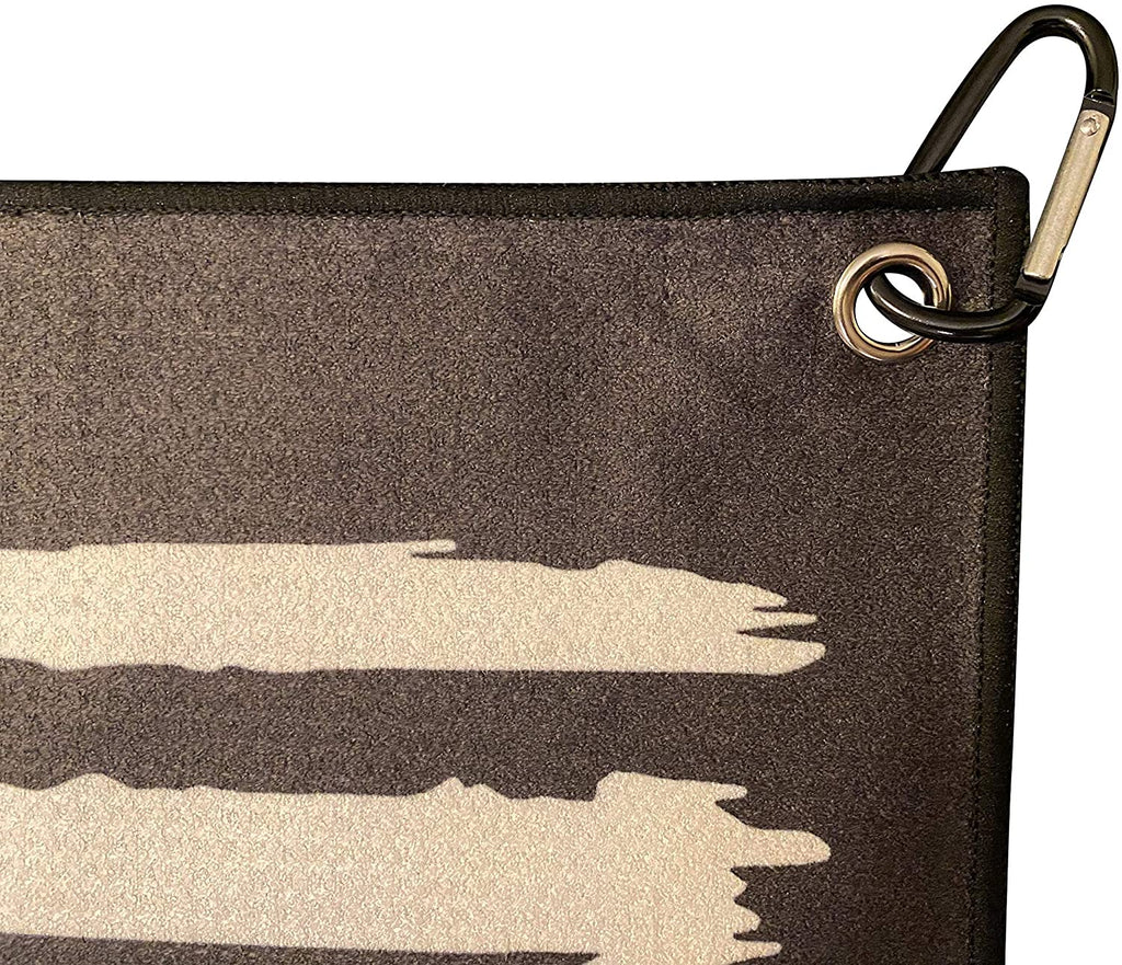 Microfiber Golf Towels - Police Thin Blue Line Golf Towel with Carabiner Clip - Cool Gift Idea
