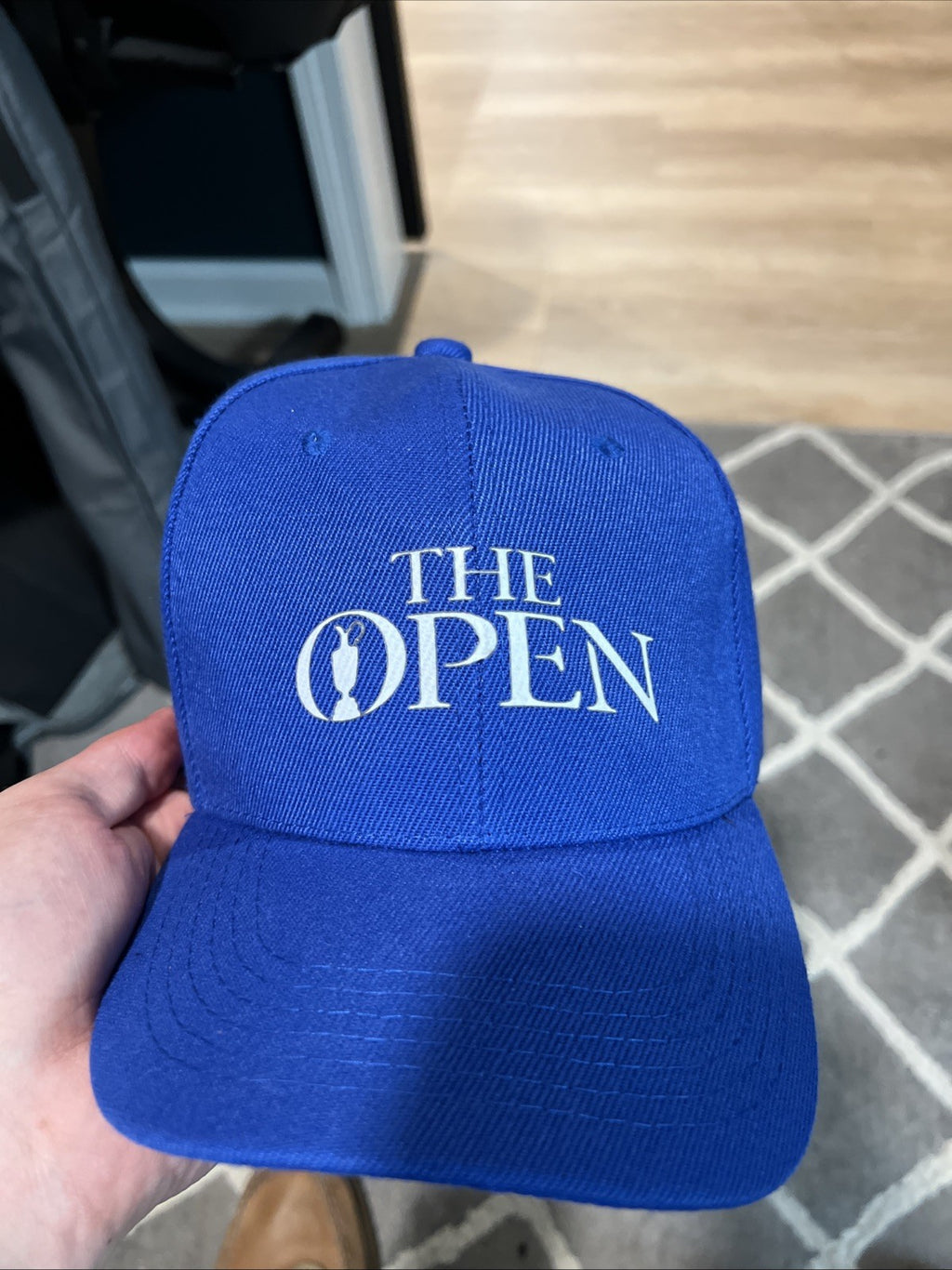 The Open Blue Adjustable Golf Hat One Size Fits Most