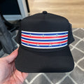 SRIXON LTD ED STARS & STRIPES SNAPBACK GOLF HAT. BLACK. New