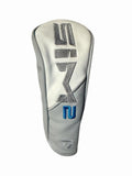 TaylorMade Golf Sim 2  Grey/White/Blue Headcover can fit woods/hybrids