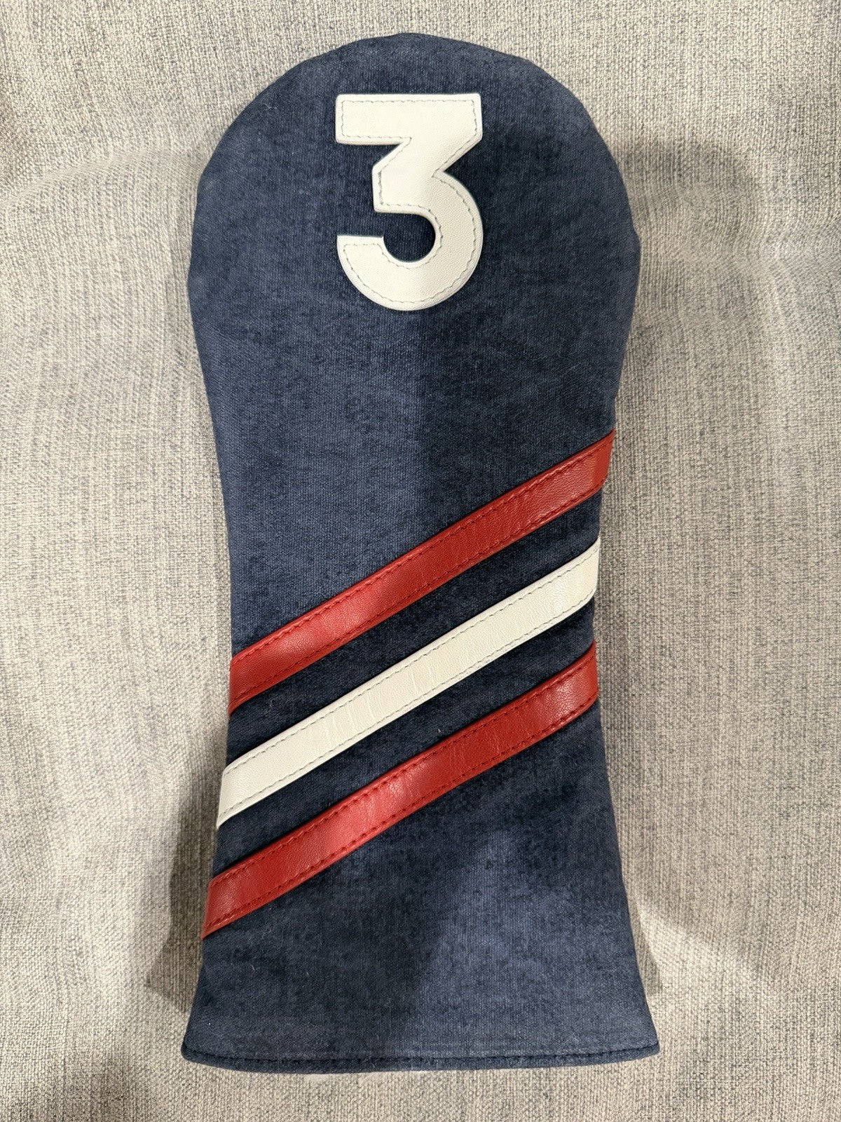 Full set Old Glory Golf Headcover – Patriotic - USA - Full grain leather