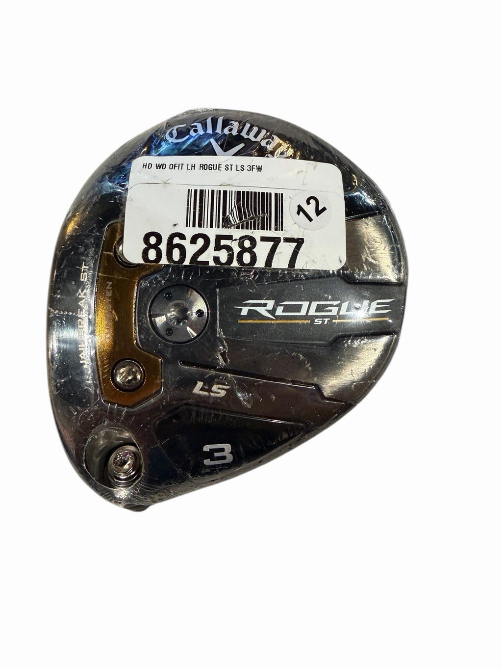 LEFTY Callaway Rogue ST LS 3-Wood 15* HEAD ONLY New In Plastic!
