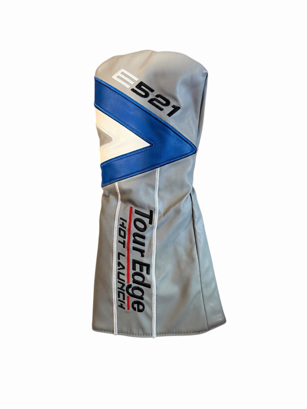 Tour Edge Hot Launch E521 Driver Head Cover Grey Blue White Headcover New