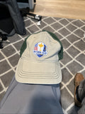 Ryder Cup Embroidered Logo Tan And Green Two Tone Golf Hat