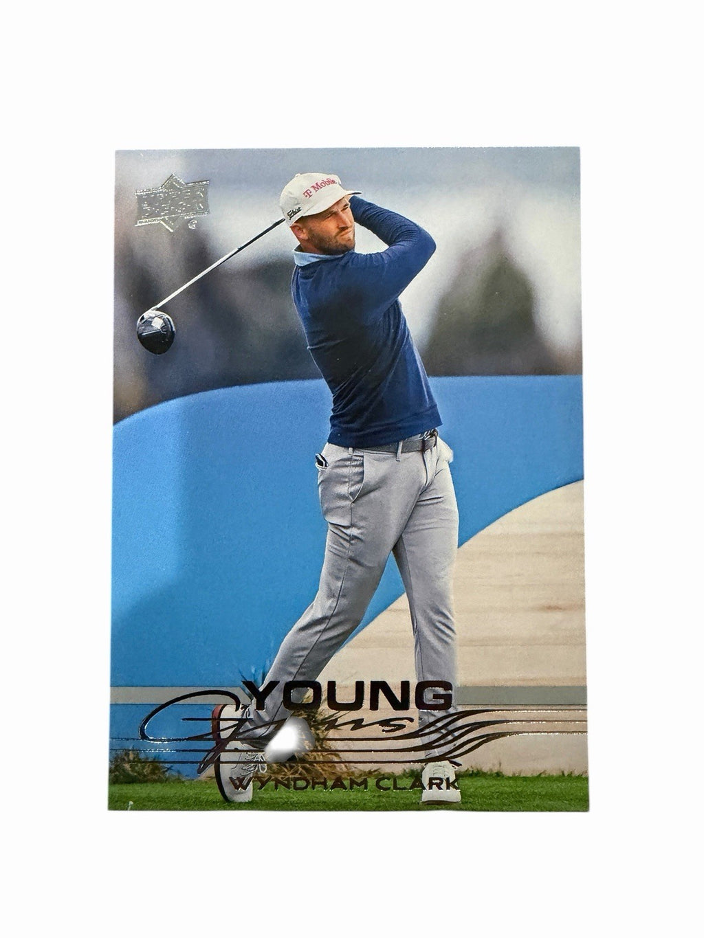 2026 Upper Deck Golf Wyndham Clark #103 Young Guns Rookie RC