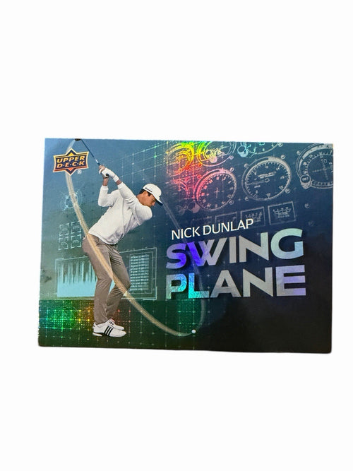 2026 Upper Deck Golf Nick Dunlap Swing Plane Gold 