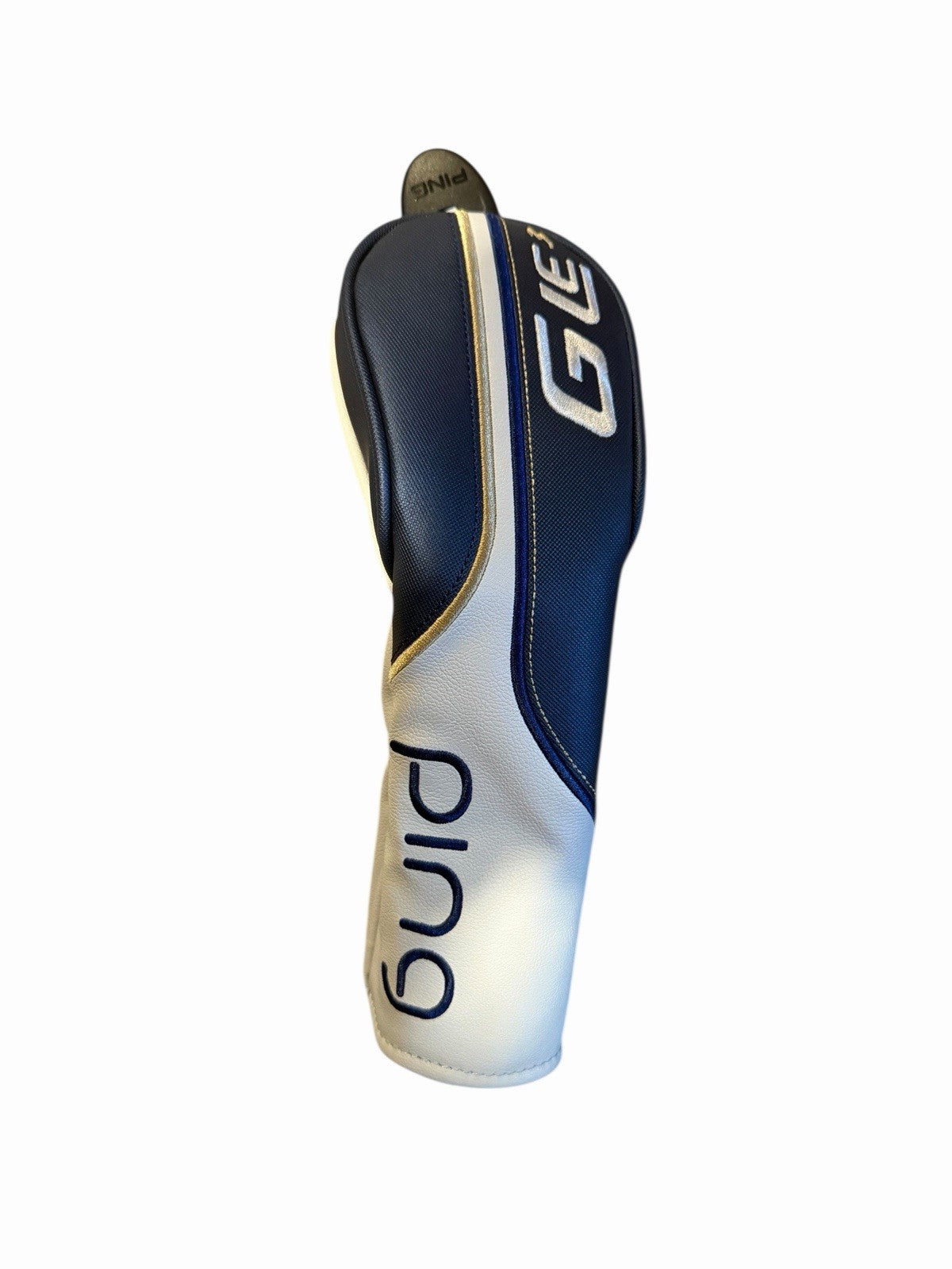 PING G Le Fairway Wood Headcover Blue/White/Yellow Adjustable Tags Fit All Woods