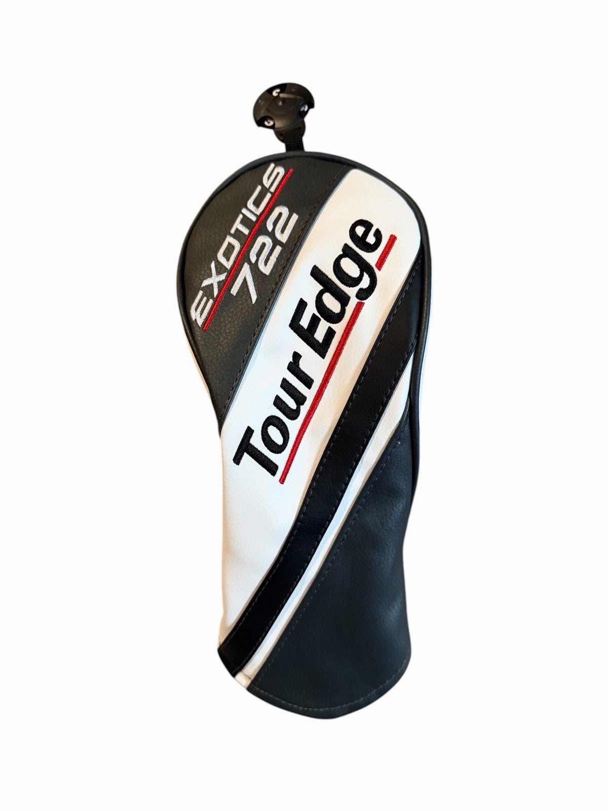 BRAND NEW TourEdge Exotics 722 Wood Head Cover Red/White/Grey Multi Tag