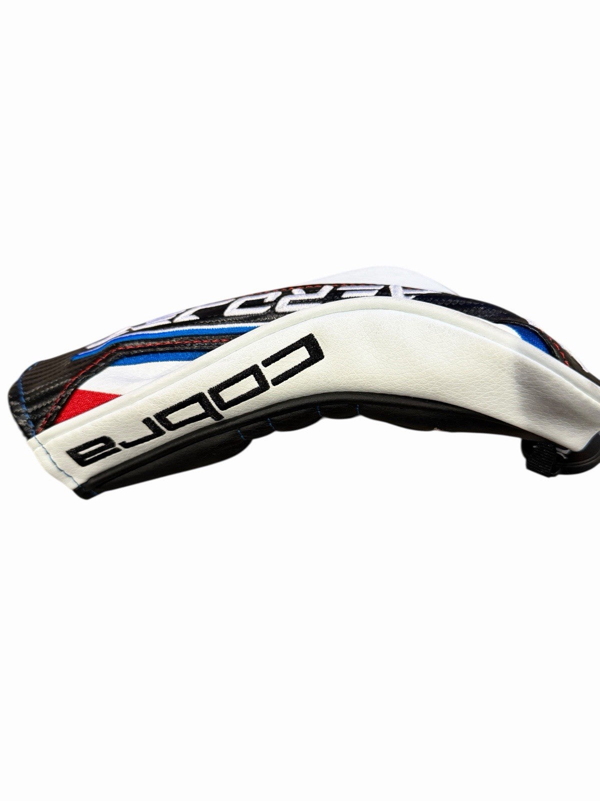 Cobra Golf Aerojet Hybrid White/Black/Blue Headcover Unused Multi Tag