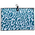 Coral Bloom Golf Towel | 24” x 16” Microfiber Towel | Magnetic Clip & Carabiner | Premium Golf Accessory