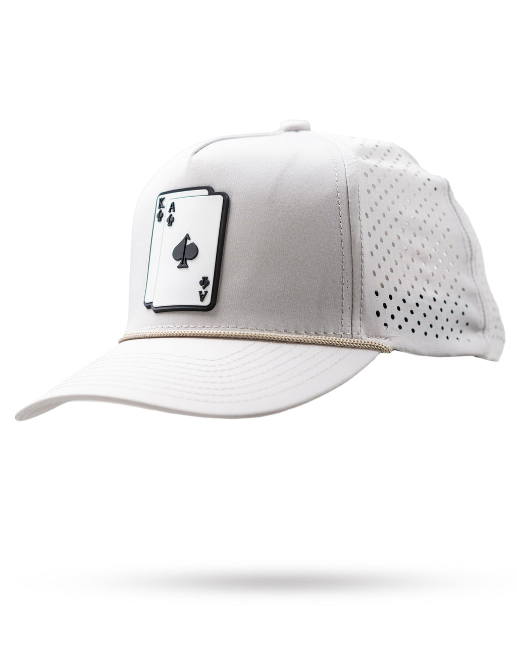 Perforated Golf Rope Hat - AK - Bone