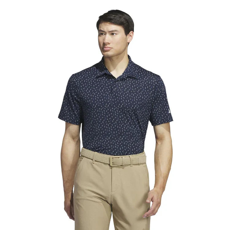 Adidas Ultimate365 Allover Print Golf Polo Shirt