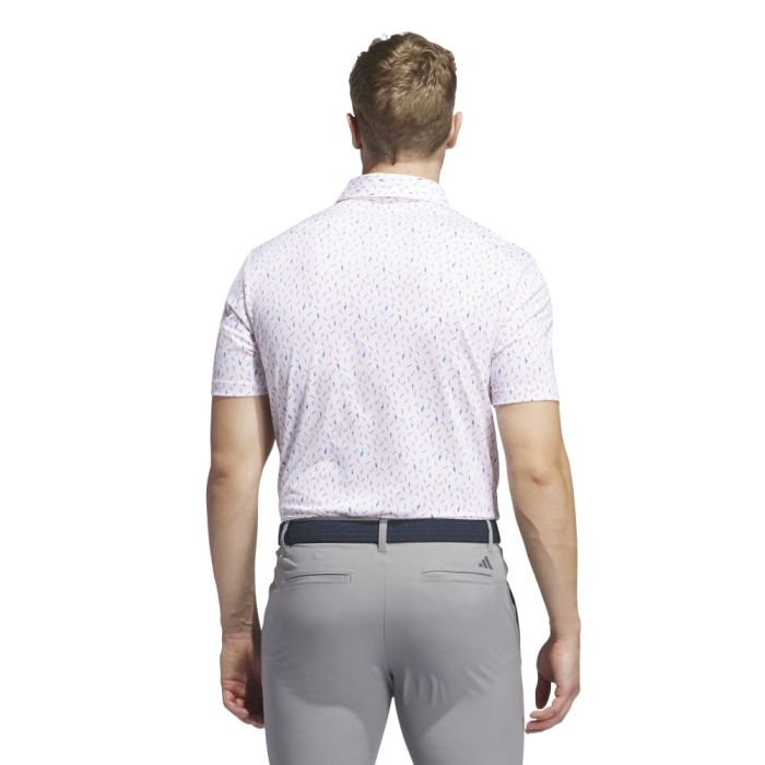 Adidas Ultimate365 Allover Print Golf Polo Shirt