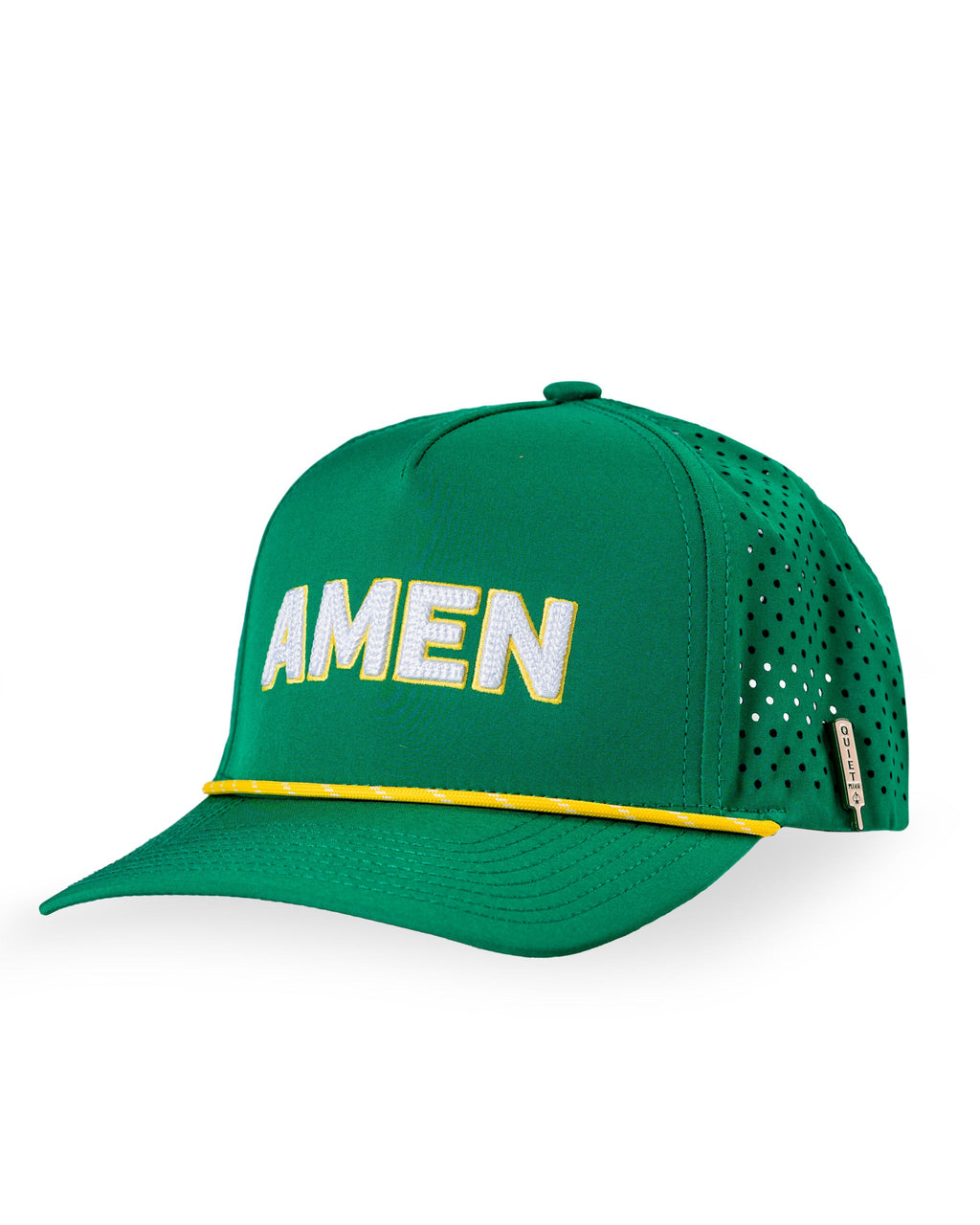 Amen Green - Perforated Golf Rope Hat
