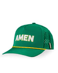 Amen Green - Perforated Golf Rope Hat