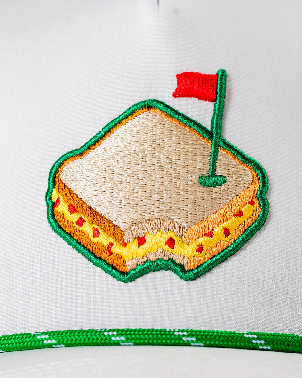Pimento White - Perforated Golf Rope Hat