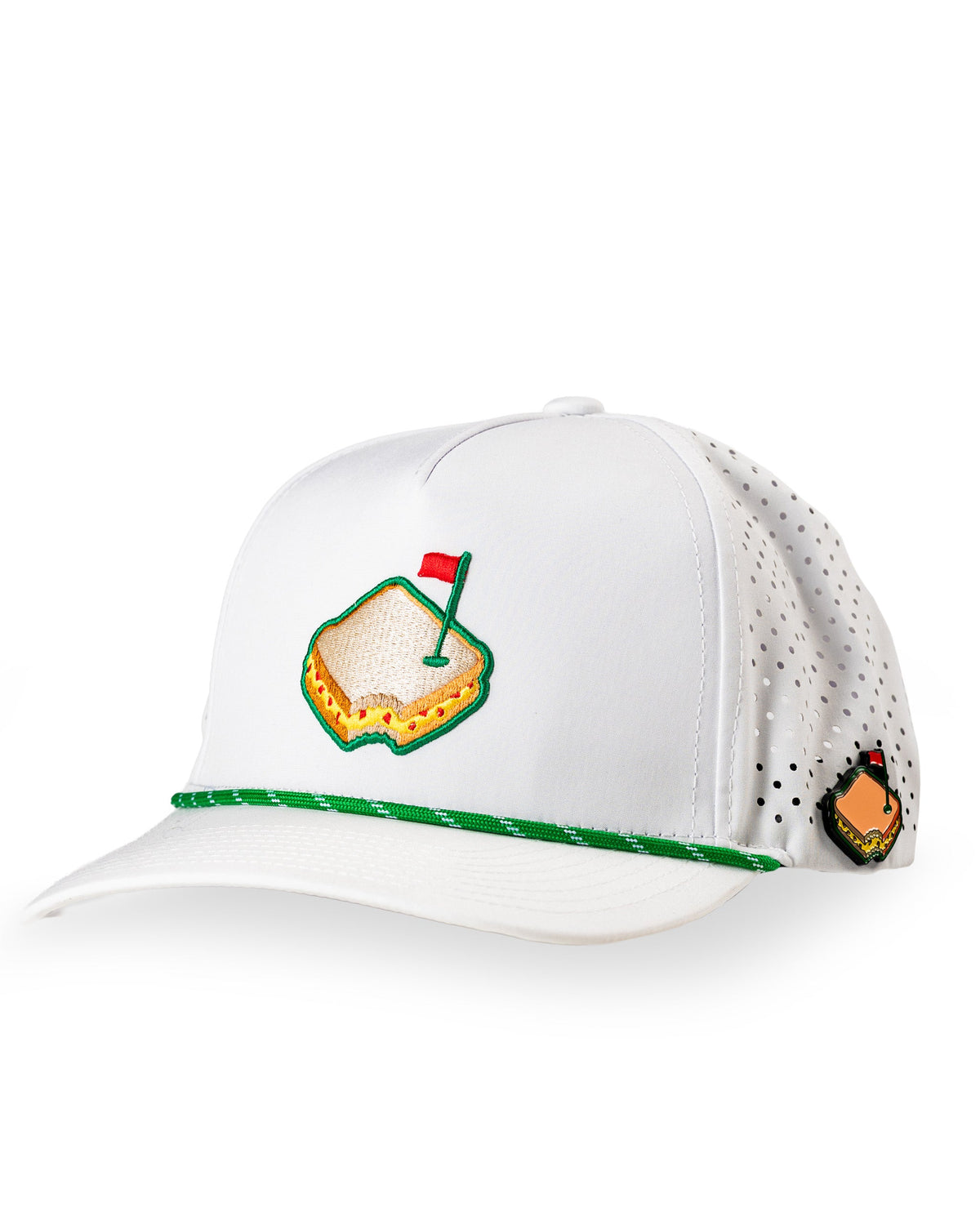 Pimento White - Perforated Golf Rope Hat