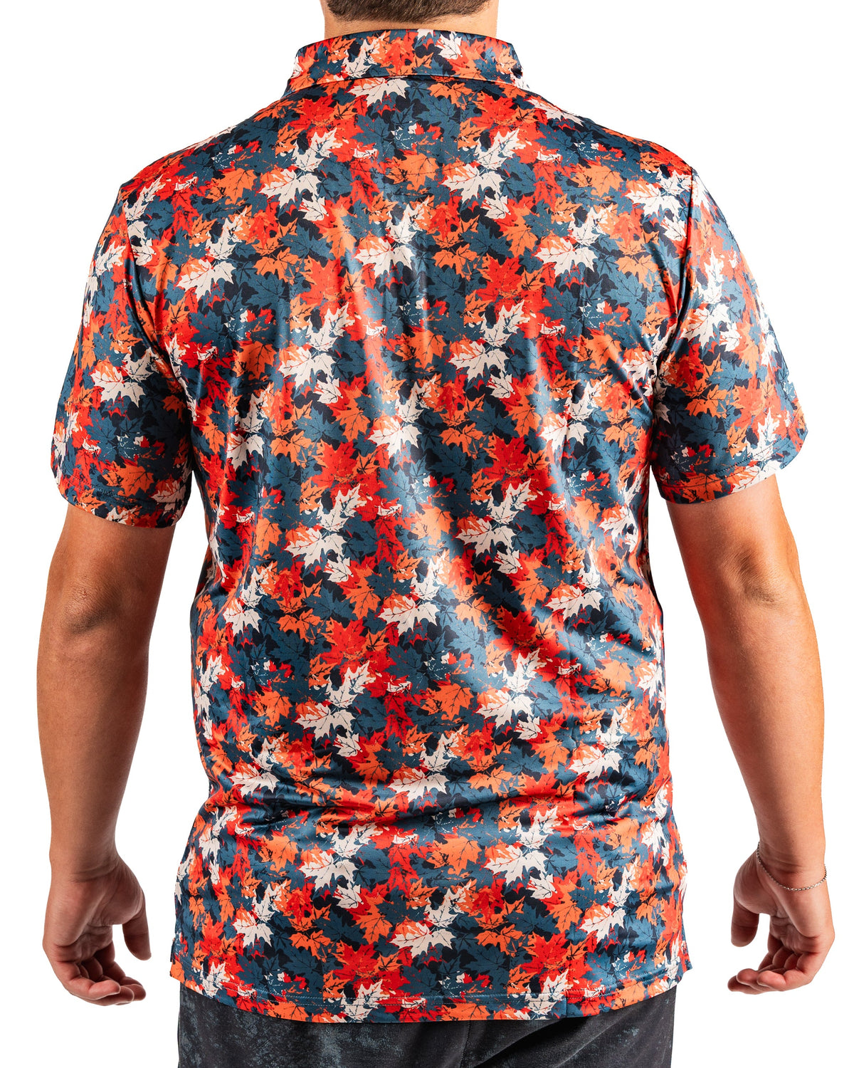 Autumn Leaves Golf Polo