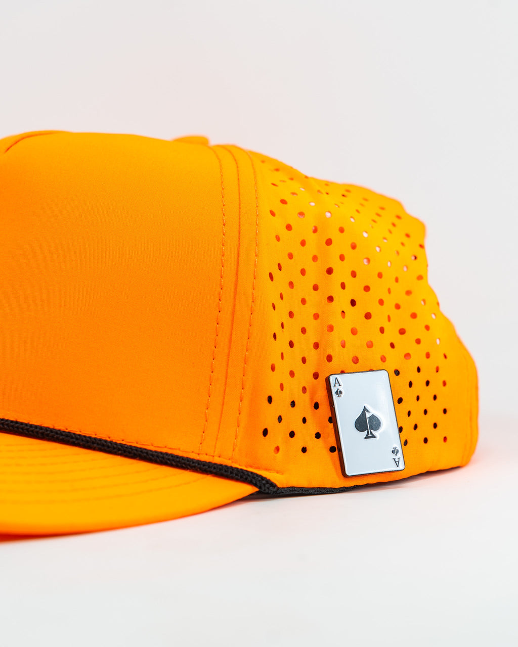 Perforated Golf Rope Hat - Parlay - Highlighter Orange