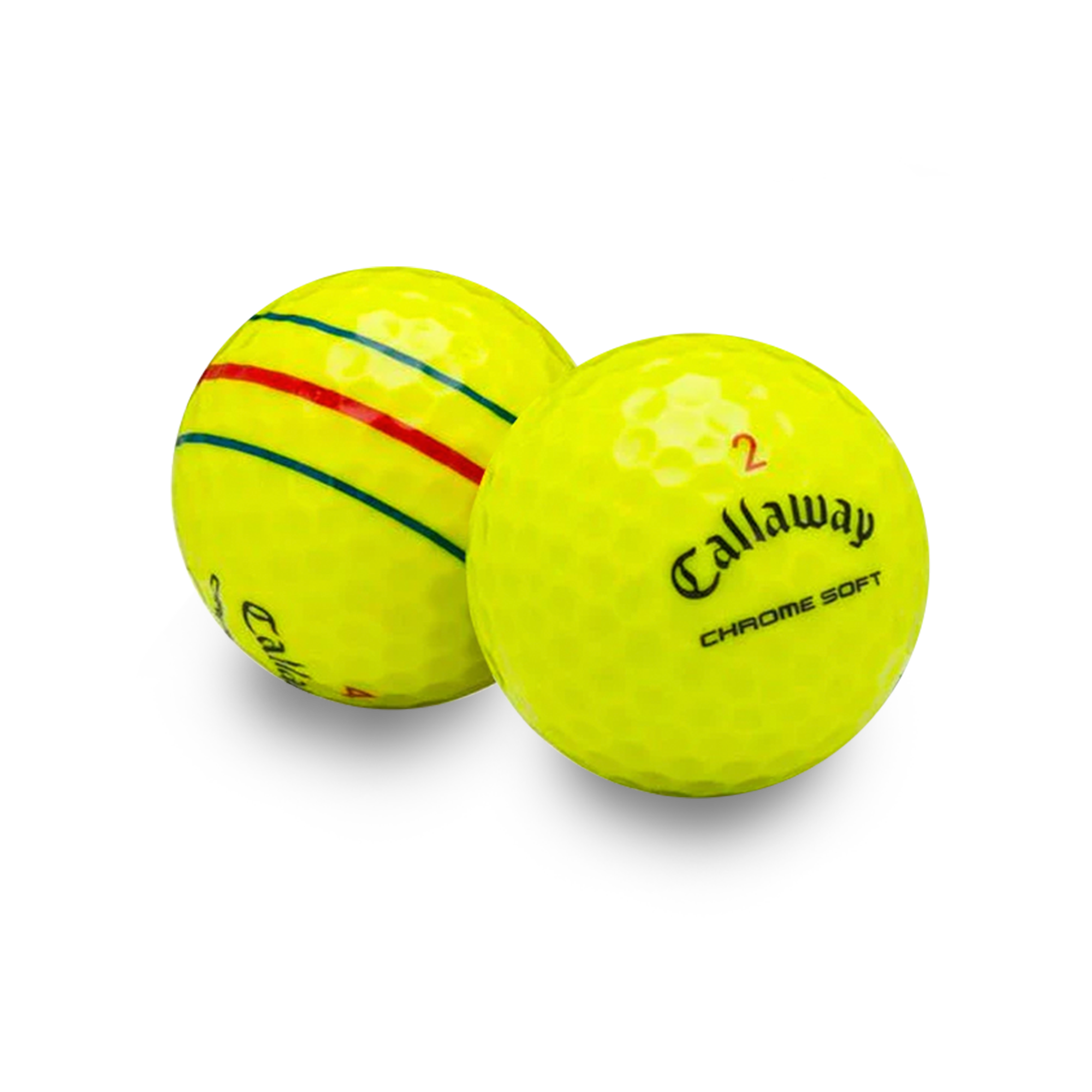 Used Callaway Triple Track Mix Yellow - 1 Dozen
