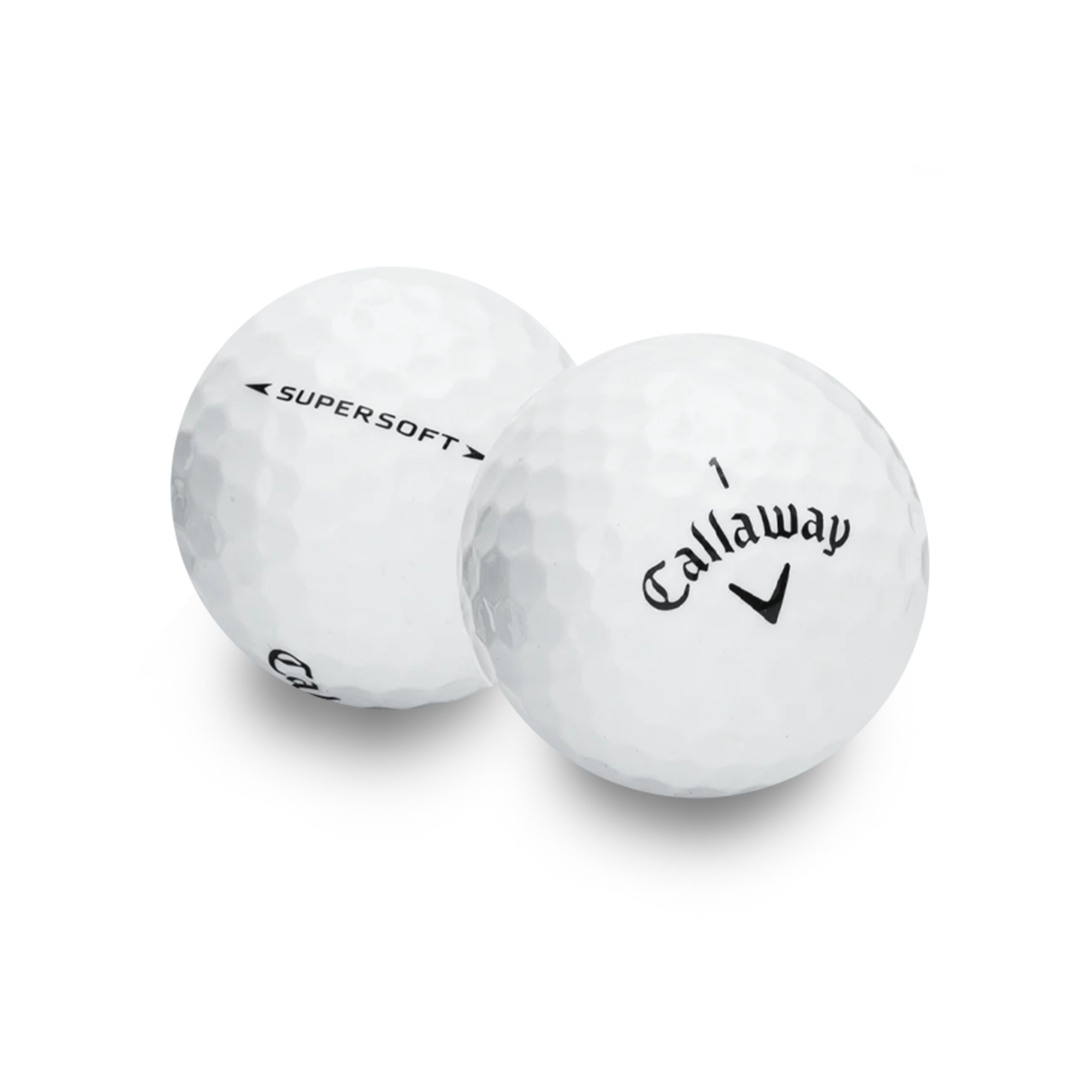 Used Callaway Supersoft Golf Balls - 1 Dozen