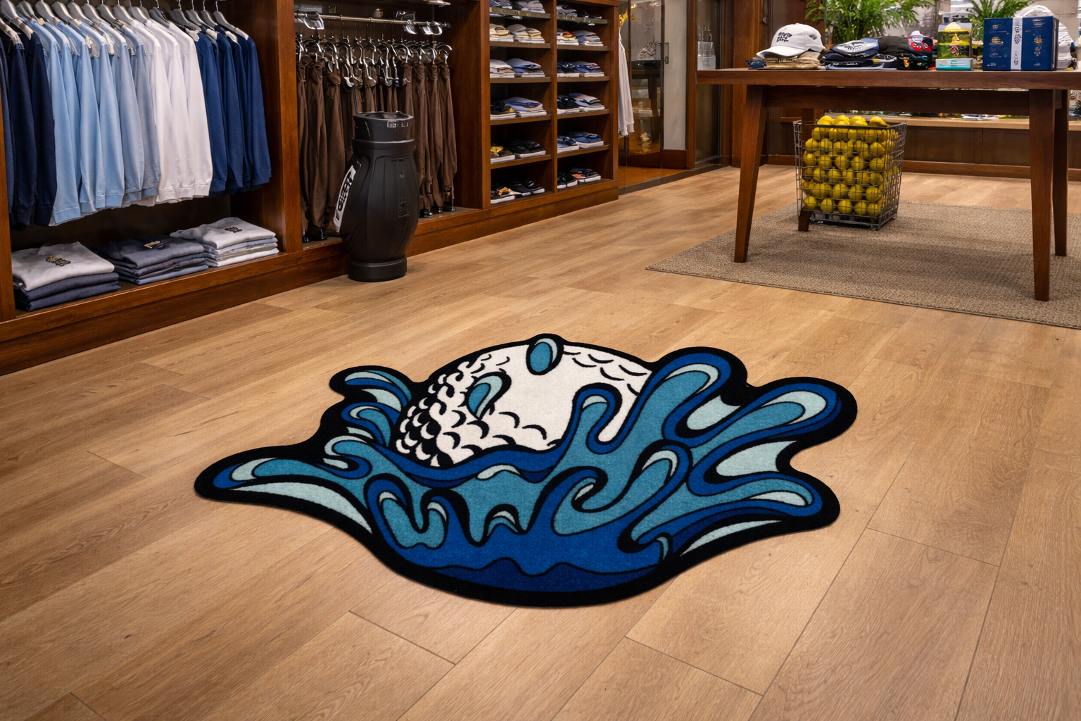 Water Ball | Golf Shop Mat | Cart Accessory