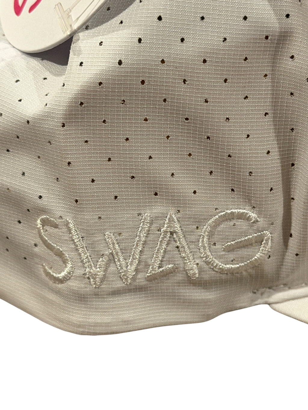 Swag Golf PAR 4MG "On the Green" Hat - New White Rope Snapback