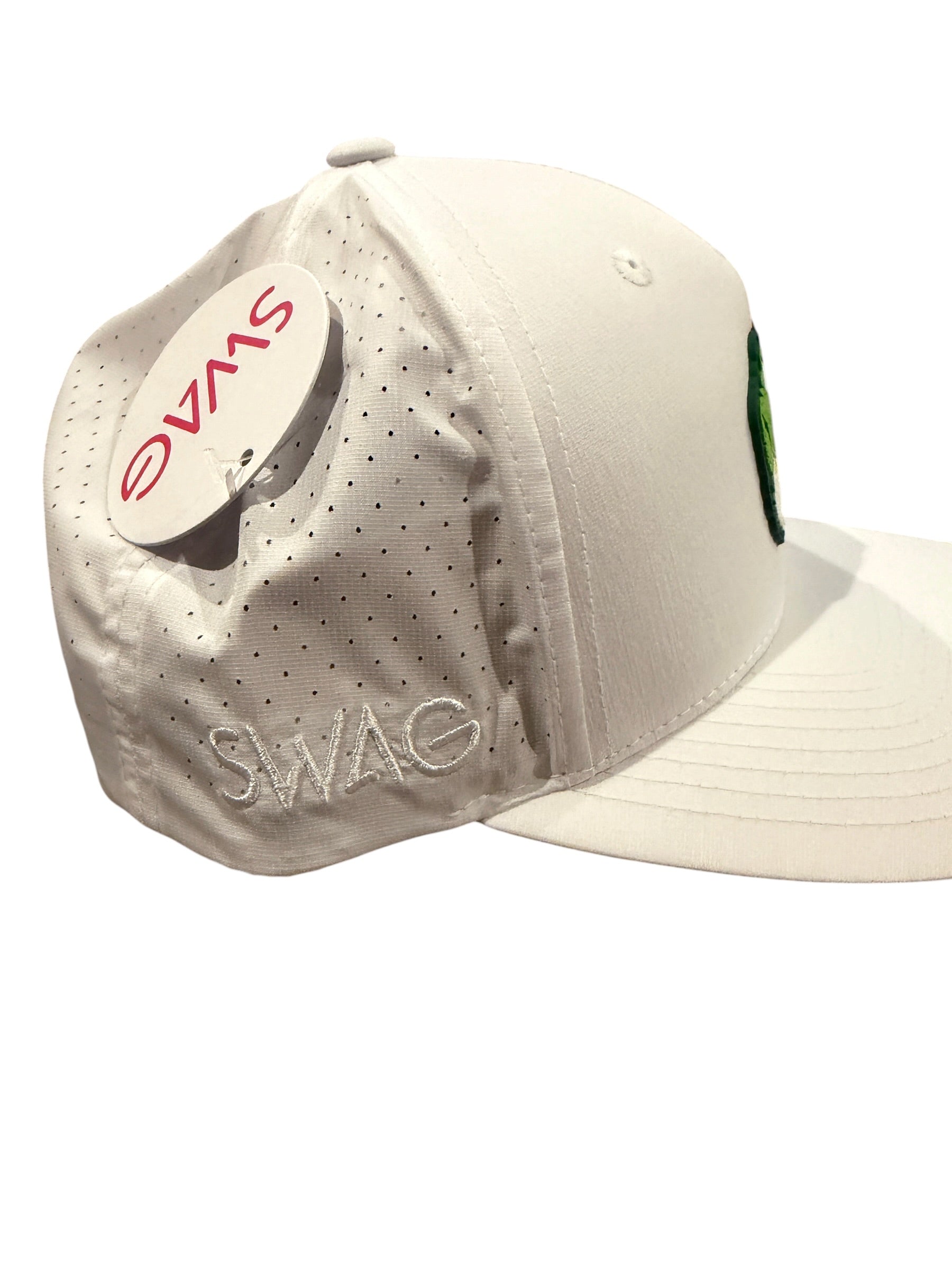 Rewind by Swag Golf Happy Gilmore Alligator Hat - New White Rope Snapback