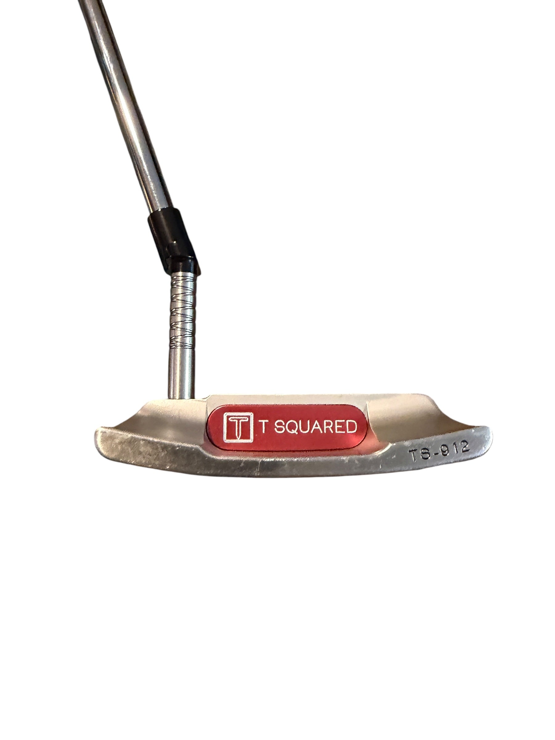 T Squared TS-912 Mid-Mallet Tour Putter - Right Handed 35" (Like New, w/ Headcover) - Satin Chrome