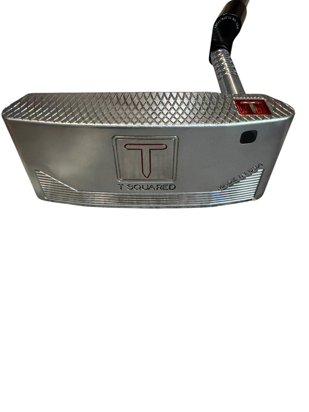 T Squared TS-912 Mid-Mallet Tour Putter - Right Handed 35" (Like New, w/ Headcover) - Satin Chrome