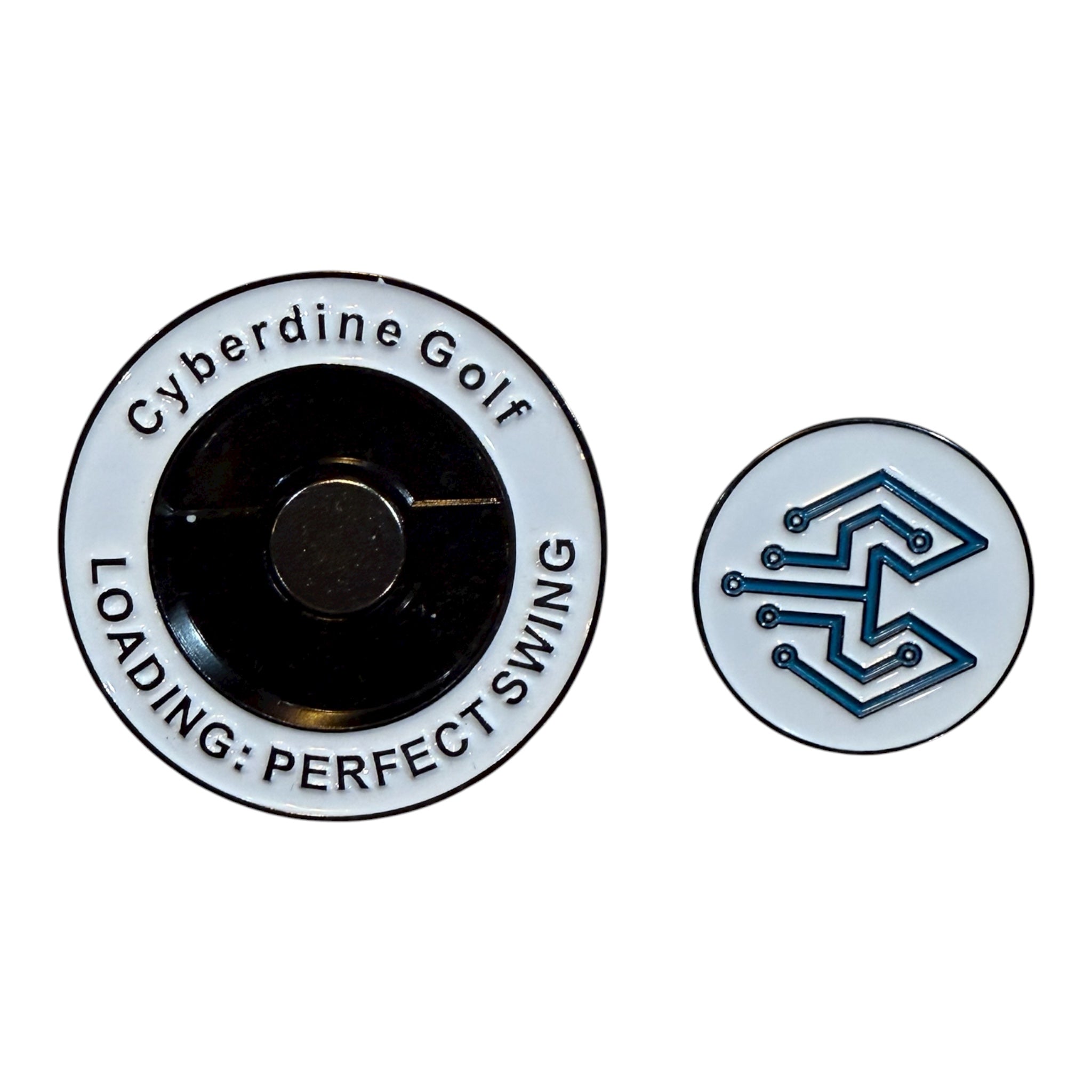 Cyberdine Golf Ball Marker & Divot Tool Set — Premium Metal/Enamel