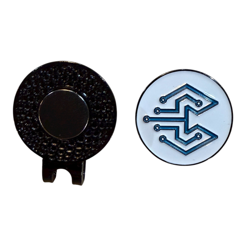 Cyberdine Golf Ball Marker & Divot Tool Set — Premium Metal/Enamel
