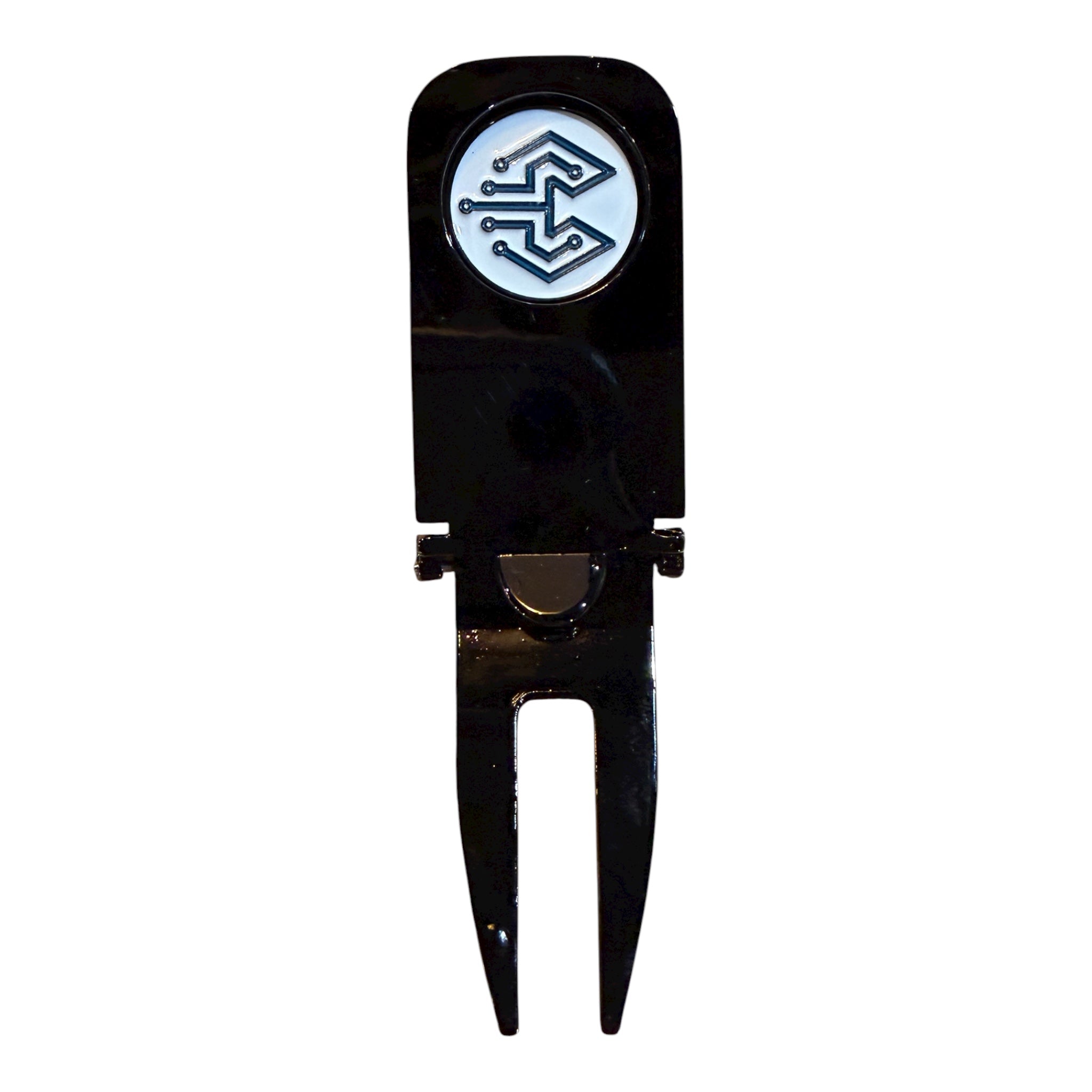 Cyberdine Golf Ball Marker & Divot Tool Set — Premium Metal/Enamel