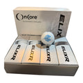 OnCore Elixr Golf Balls — Cyberdine Logo, White, Dozen
