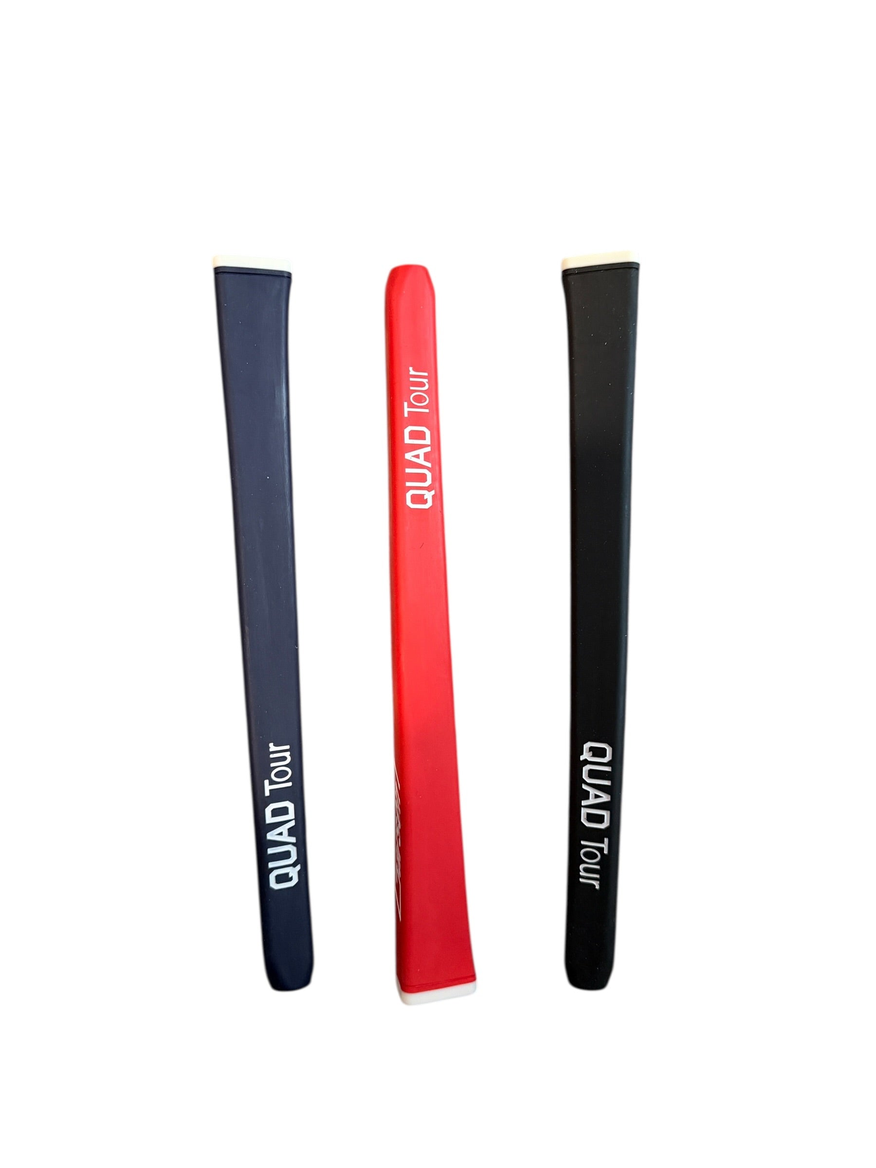 Garsen Quad Tour Pistol TPE Tapered Putter Grip — Black, Red, or Navy, Brand New