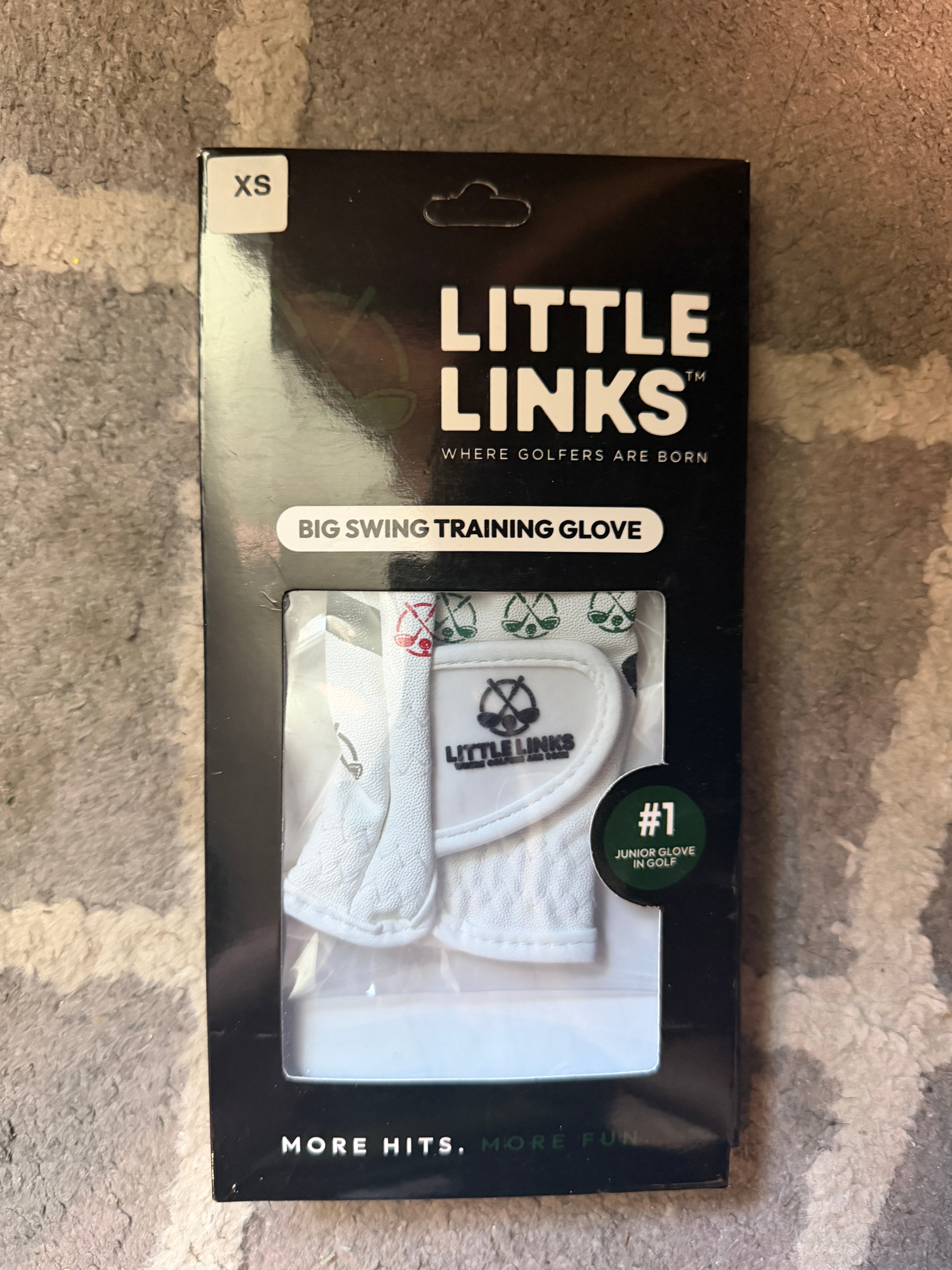 Little Links Big Swing Junior Golf Training Glove — XS — NEW IN BOX