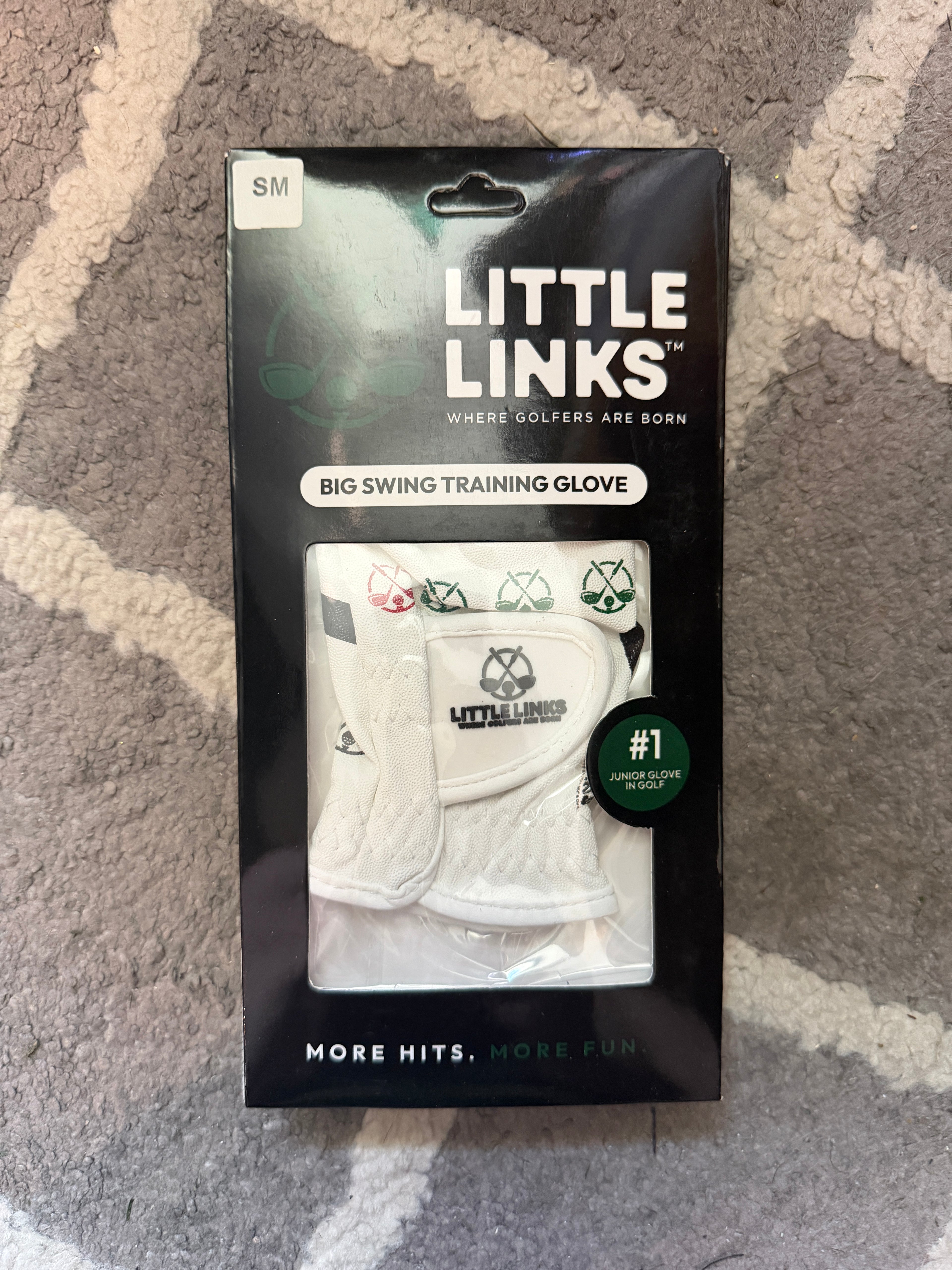Little Links Big Swing Junior Golf Training Glove — Small — NEW IN BOX