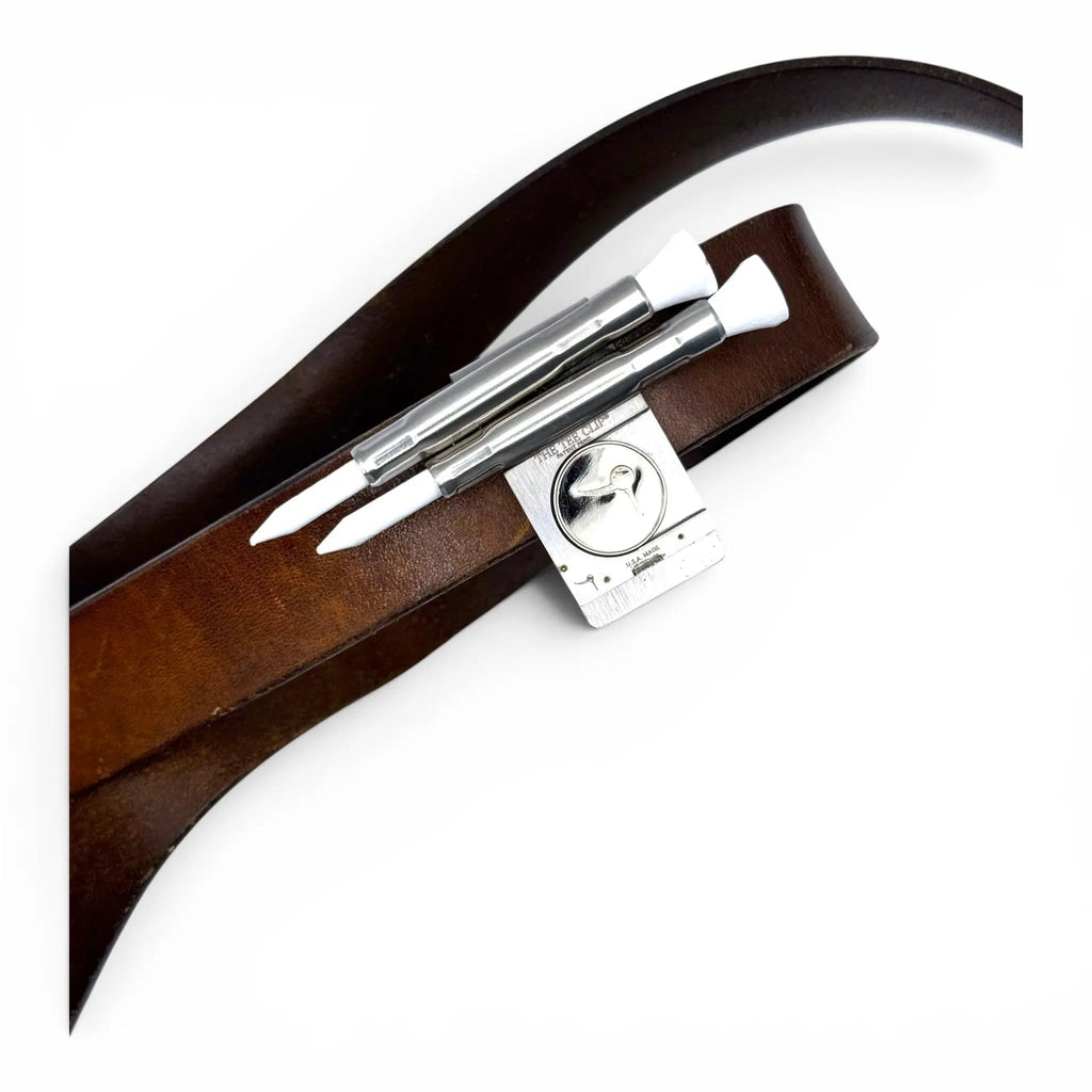 PREORDER: The Tee Clip® Tether V.V – Patent Pending Belt & Waistband Golf Tee Holder
