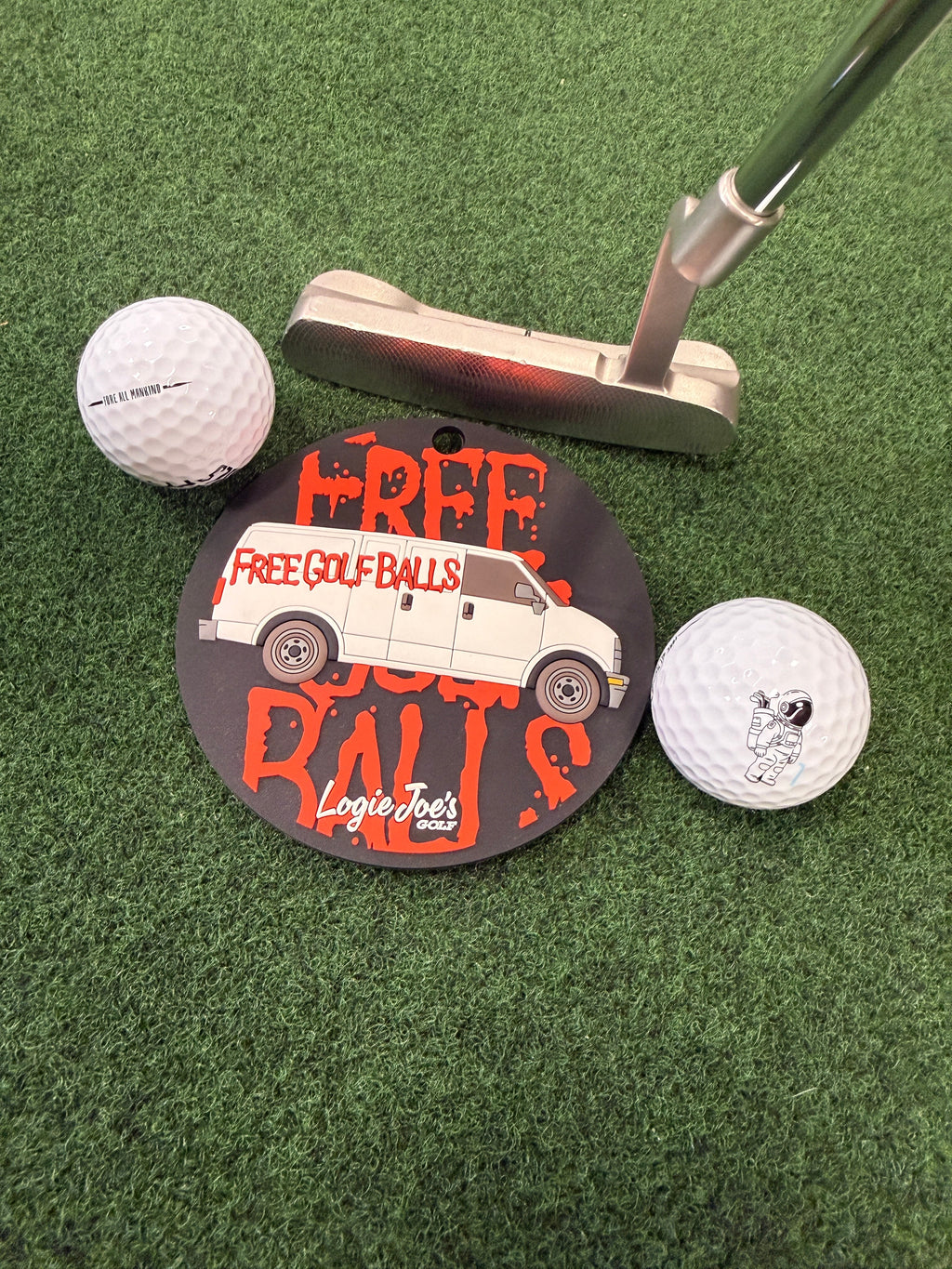 Free Golf Balls Van Golf Putting Disc | Indoor Practice Marker | Portable Golf Training Aid