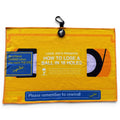 Block Party Golf Towel | 24” x 16” Microfiber Towel | Magnetic Clip & Carabiner | Premium Golf Accessory