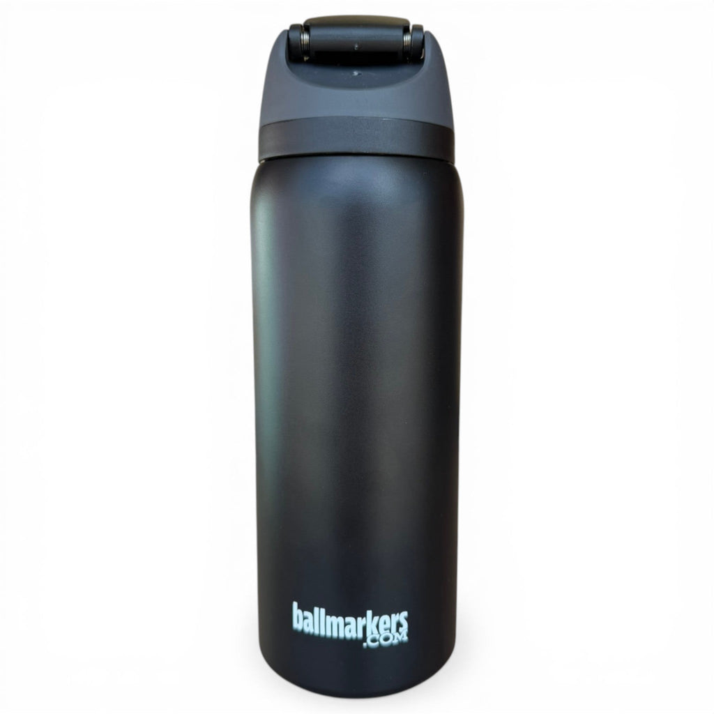 Hydration Bottle – Stop Sign | 32oz Insulated Stainless Steel | Flip Straw Lid w/ Handle