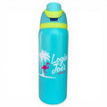 Hydration Bottle – Logie Joe’s Classic | 32oz Insulated Stainless Steel | Flip Straw Lid w/ Handle