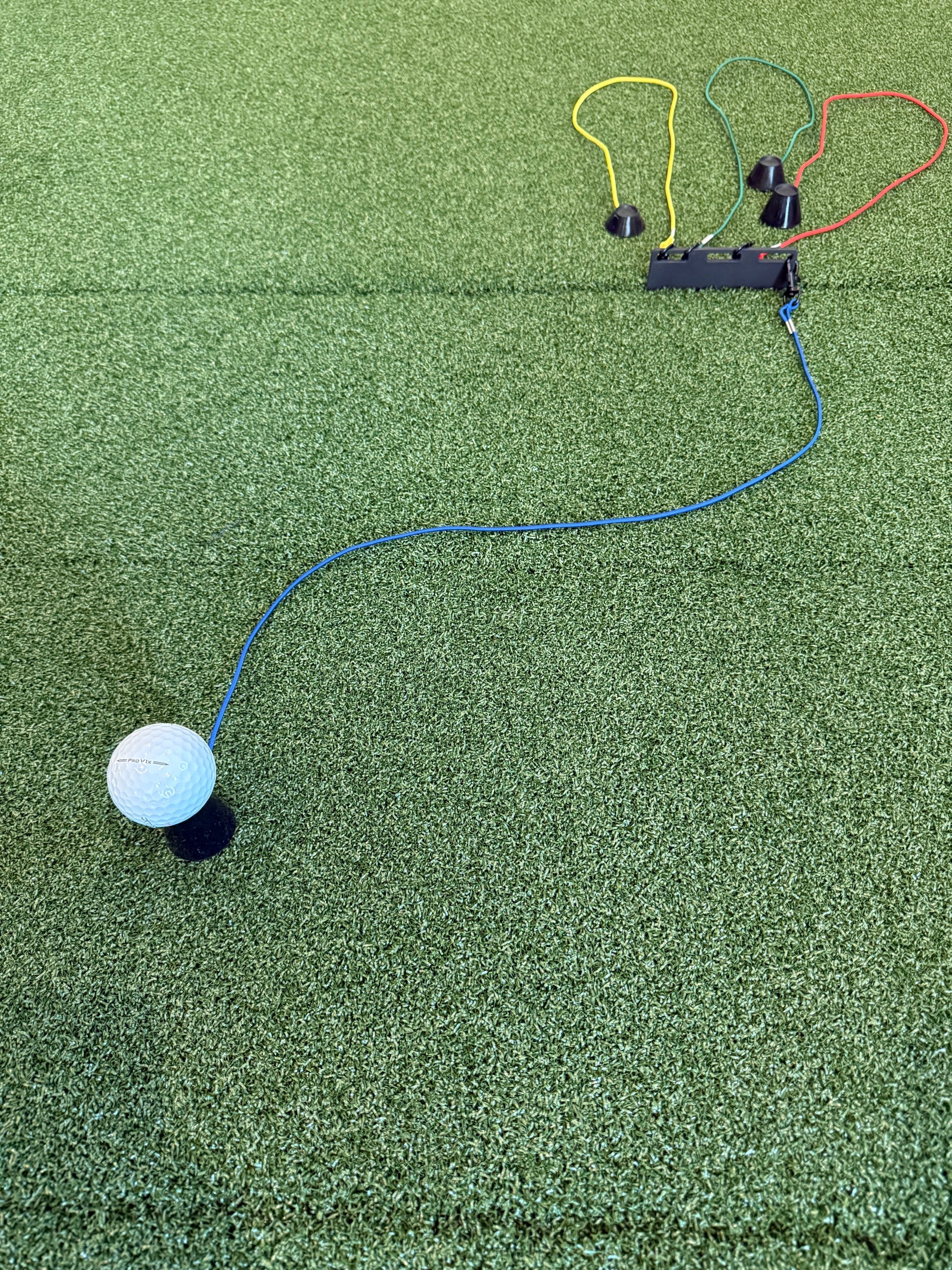 Birdie Wedge – Golf Simulator Tee Anchor with Two Sets of Silicone Golf Simulator Tees