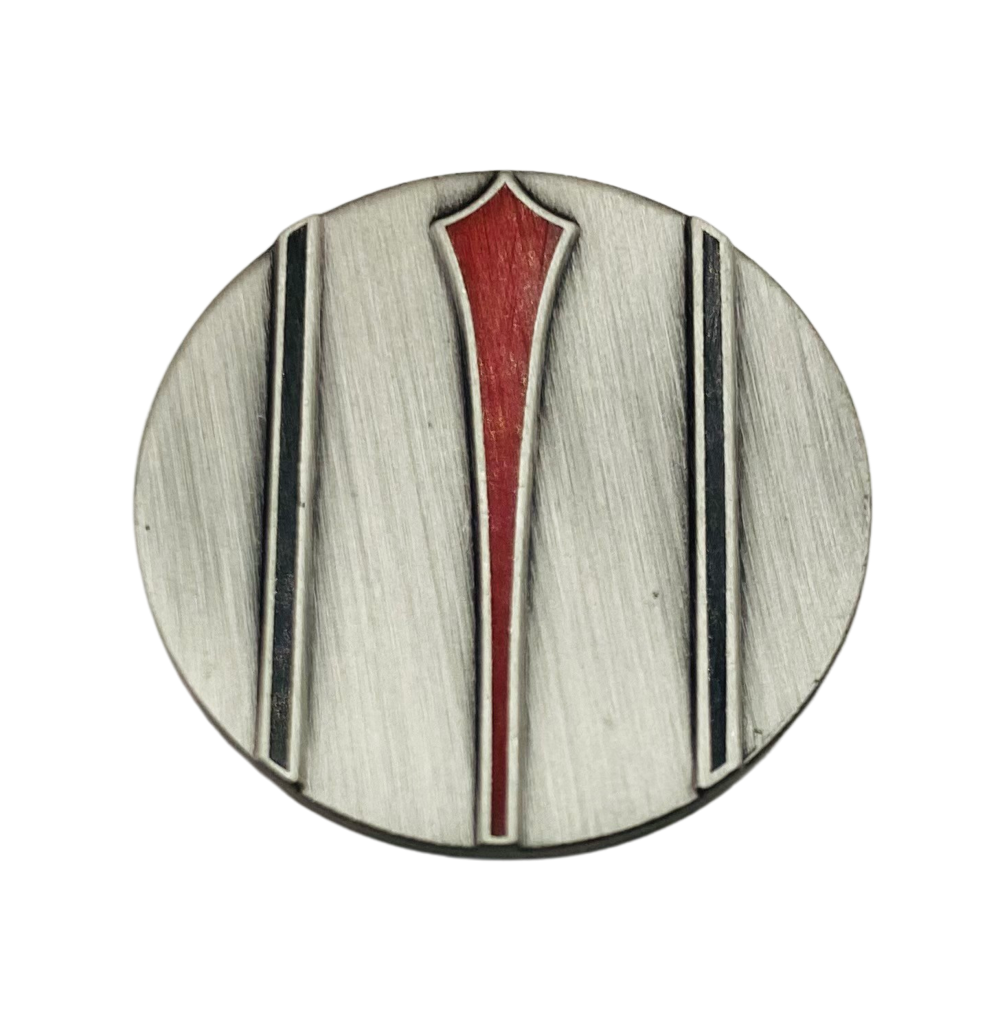 Red Arrow Putt Alignment Ball Marker with Magnetic Hat Clip, Divot Tool and Ball Stencil - Custom Golf Ball Marker