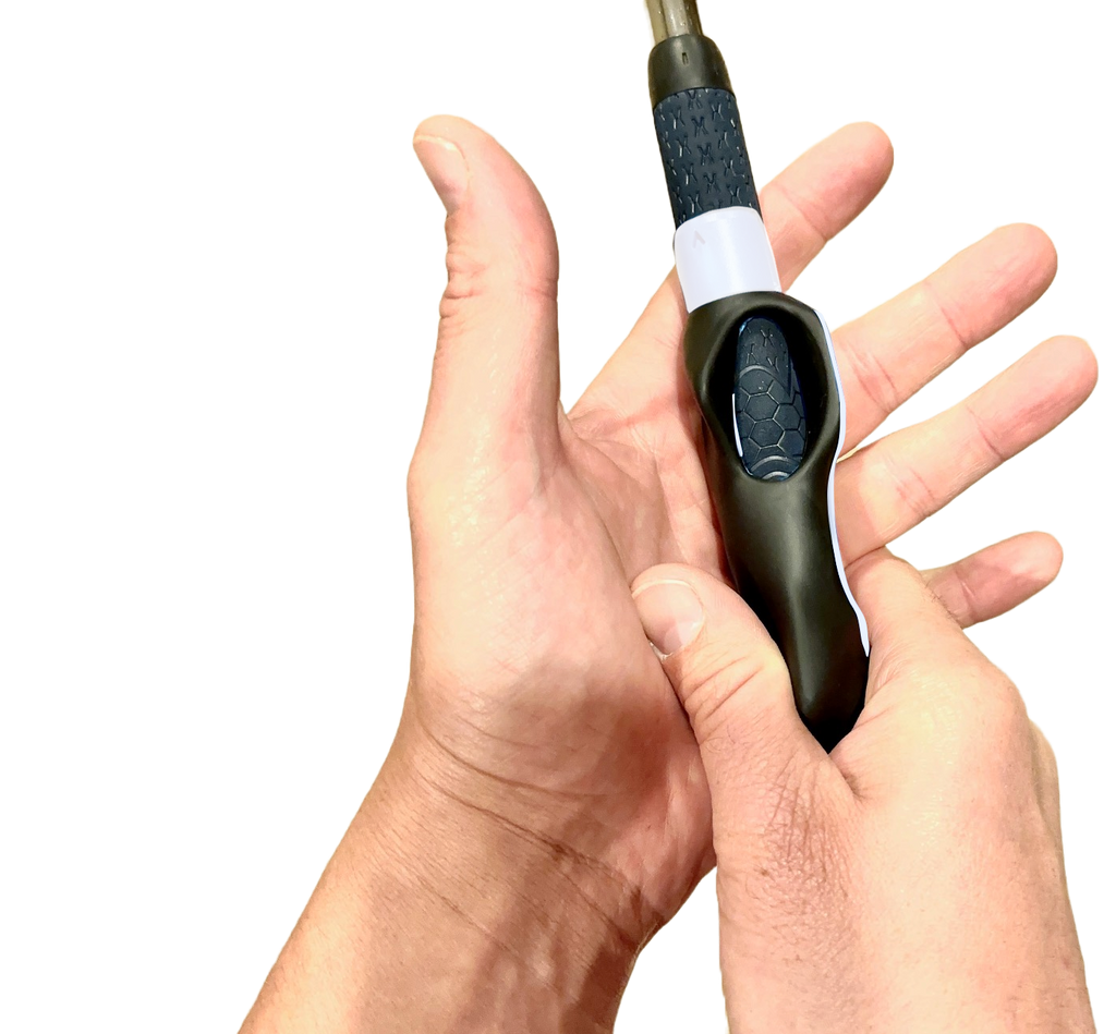 Left Handed Golf Grip Trainer - Golf Swing Aid Club Attachment to Correct Hand Placement