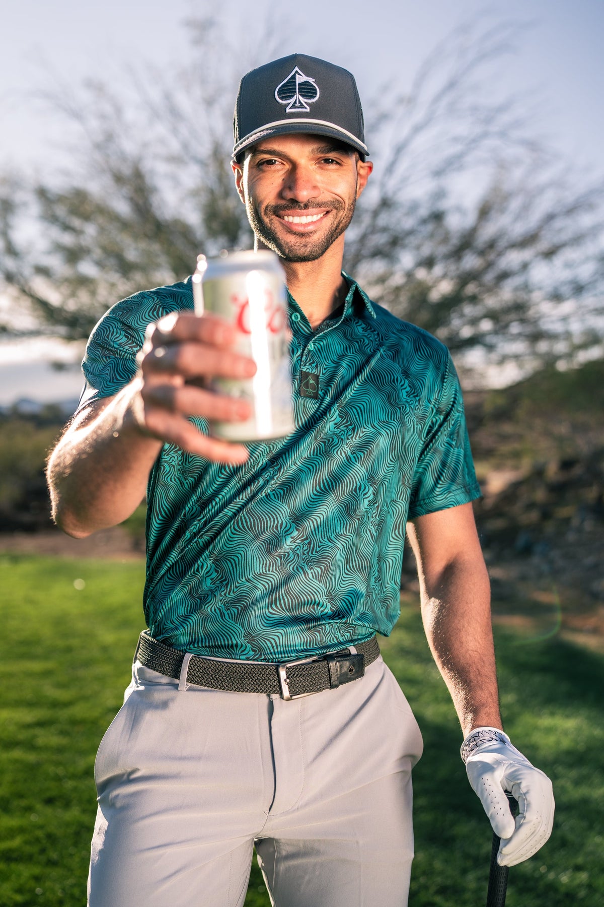 Electric Current Golf Polo
