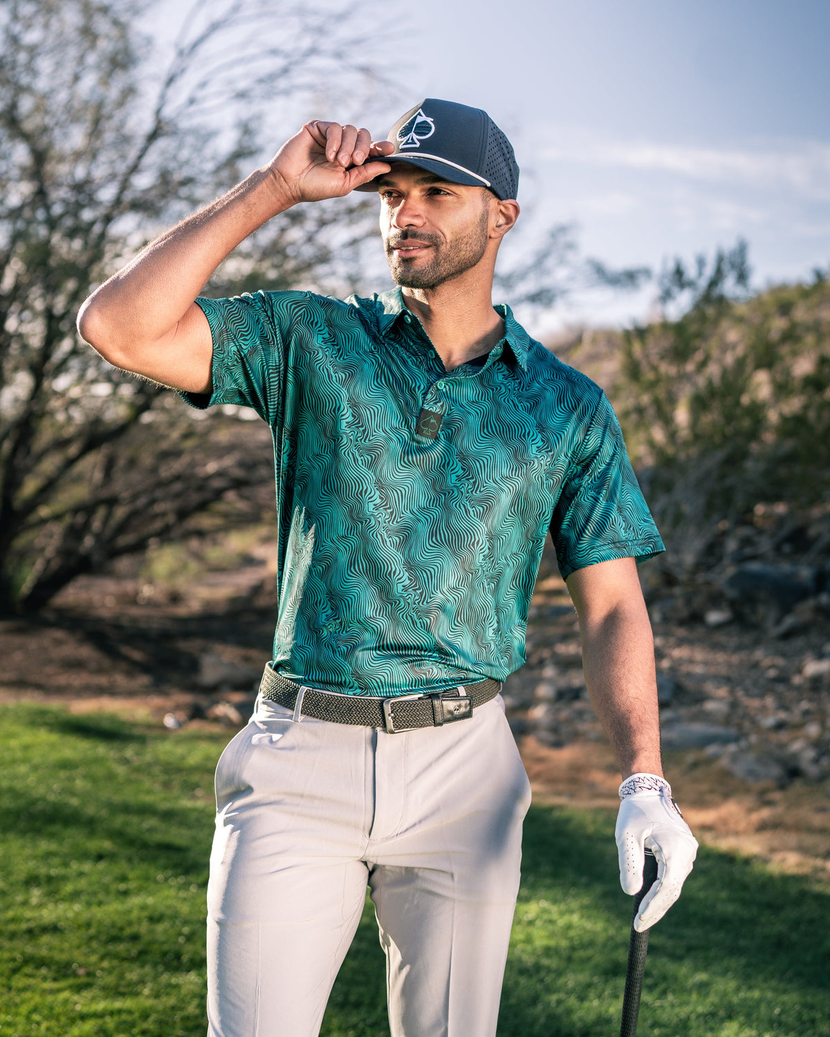 Electric Current Golf Polo