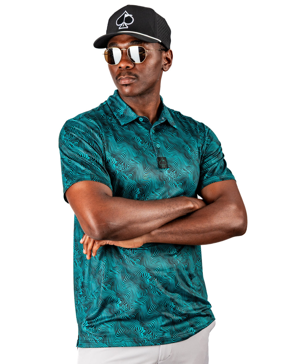 Electric Current Golf Polo