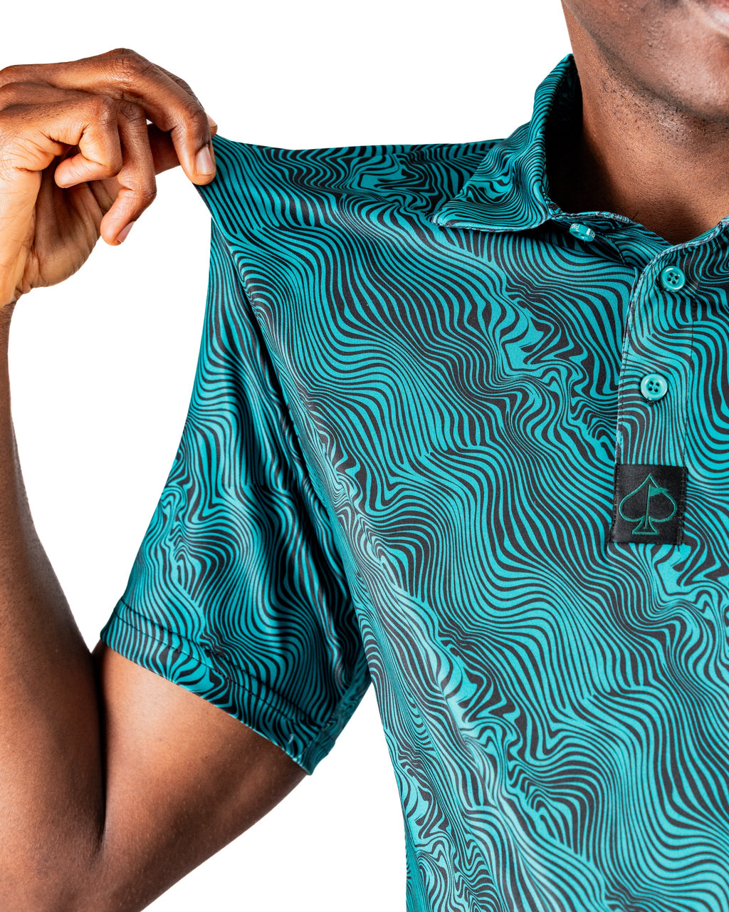 Electric Current Golf Polo