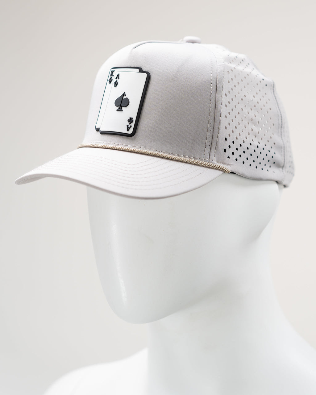 Perforated Golf Rope Hat - AK - Bone